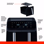 ALPINA AirFryer forrólevegős sütő duplatálcás, 2x4L, 1700W thumbnail 7