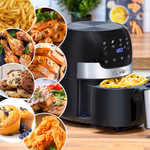 ALPINA AirFryer forrólevegős sütő digitális kijelzővel, 3,5L 1400W thumbnail 8