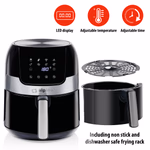 ALPINA AirFryer forrólevegős sütő digitális kijelzővel, 3,5L 1400W thumbnail 9