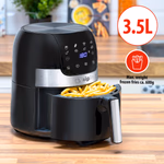 ALPINA AirFryer forrólevegős sütő digitális kijelzővel, 3,5L 1400W thumbnail 6