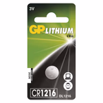 GP Lítium gombelem CR1216 1db/bliszter thumbnail 1