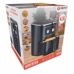 ALPINA AirFryer forrólevegős sütő analóg 4,5L 1450W thumbnail 2