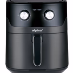 ALPINA AirFryer forrólevegős sütő 6L, 1600W, analóg