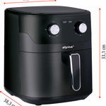 ALPINA AirFryer forrólevegős sütő 6L, 1600W, analóg thumbnail 4