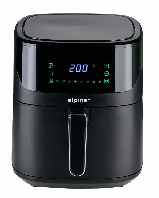 ALPINA AirFryer forrólevegős sütő 6L, 1600W, digitális - Image 1 of 10