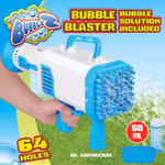 BUBBLEZ Buborékfújó fegyver 36 lyuk, világít, 50ml folyadék, tölthető elemek thumbnail 2