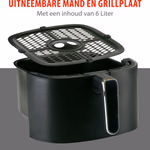 ALPINA AirFryer forrólevegős sütő 6L, 1600W, digitális thumbnail 7
