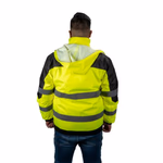 DUNLOP Munkavédelmi kabát Méret: L Polybag Lb 100%PES Sárga CE thumbnail 5