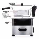 ALPINA Olajsütő 3L 2000W, max 190°C, 323 x 205 x 189mm thumbnail 10