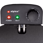 ALPINA Olajsütő 3L 2000W, max 190°C, 323 x 205 x 189mm thumbnail 6