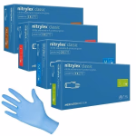 Mercator Nitrylex Classic Blue nitril kesztyű, púdermentes. 100 db, XL méret
