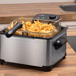 ALPINA Olajsütő 5L 2000W 3 kosárral, max 190°C thumbnail 5