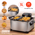 ALPINA Olajsütő 5L 2000W 3 kosárral, max 190°C thumbnail 7