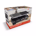 ALPINA Raclette grill/kő 1200-1400W SW 8 edénnyel és 8 spatulával  thumbnail 4