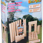 EDDY TOYS KUBB viking társasjáték 21db + tároló zsák thumbnail 1