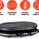 ALPINA Raclette grill 1200W, 8 személyes thumbnail 3