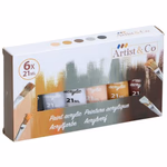 ARTIST&CO akril festék 6db, 21ml, 3 féle thumbnail 3