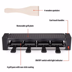 ALPINA Raclette 800W, 4 személyes thumbnail 3