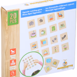 MARIONETTE WOODEN TOYS Fa játék ellentét kereső 20 részes thumbnail 1