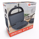 ALPINA Grill és szendvics készítő 750W thumbnail 1
