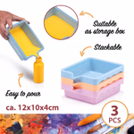 ARTICO Festéktálca 3db 12x10x4cm  thumbnail 1