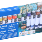 ARTIST&CO Olajfesték készlet 12 szín x 12ml thumbnail 1