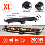 ALPINA Teppanyaki látványgrill 2000W, XL 70x23cm thumbnail 4