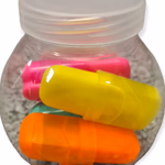 TOPWRITE Szövegkiemelő mini üveges 4db 6gr/db  thumbnail 2