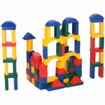 MARIONETTE WOODEN TOYS Fa építőkocka szett 100 db thumbnail 1