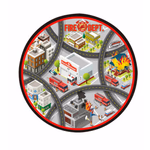 Játszószőnyeg 76cm autókkal és kiegészítőkkel 15 részes 3 féle thumbnail 3