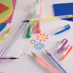 TOPWRITE Zselés toll 12db-os csomag, glitter és neon verziókban thumbnail 3