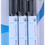 TOPWRITE fehértábla jelölők írótáblához. 3db-os, fekete thumbnail 1