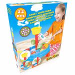 EDDY TOYS Homokozó asztal 38x58cm 22 részes