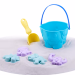 EDDY TOYS Homokozó szett 6 részes (1 vödör, 1 lapát, 4 forma) 2 féle thumbnail 1