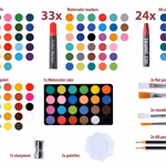 ARTICO 145 részes művész szett, táskában thumbnail 2