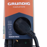 GRUNDIG Elosztó 6-os kapcsolóval; 1.5m; 21.3x5x5cm 