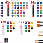 ARTICO 174 részes művész szett, táskában thumbnail 2