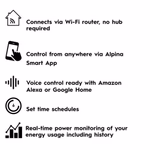 ALPINA WiFi SMART Okos konnektor beltéri 230V 10A  thumbnail 9