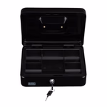 BLACK+DECKER pénzkazetta 5 osztásos - 25x18x8,5cm - Fém - Fekete (BXCHMS7010) thumbnail 3