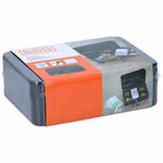 BLACK+DECKER pénzkazetta 5 osztásos - 25x18x8,5cm - Fém - Fekete (BXCHMS7010) thumbnail 2