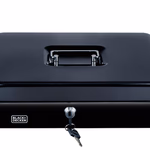 BLACK+DECKER pénzkazetta 4 osztásos - 30x24x8,5cm - Fém - Fekete (BXCHMS7011) thumbnail 1