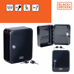 BLACK+DECKER kulcstartó zárral - 20 kampós - fekete thumbnail 4