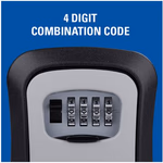 KINZO Biztonsági doboz kulcstartó számzáras 12x9x4cm thumbnail 2