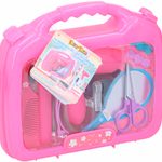 EDDY TOYS Fodrász szett dobozban 11 részes 25x22x6cm 2 féle