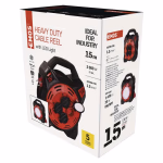 EMOS kültéri kábeldob IP44 4 aljzat 15m 1,5 mm², gumi-neoprén, 230V, LED fényvisszaverővel thumbnail 3