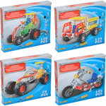 EDDY TOYS Fém építő játék 4 féle