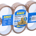 KINZO Csomagolószalag barna 6pcs PL shk/in 48mmx50m 38 Micron