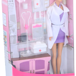 EDDY TOYS Baba doktor kiegészítőkkel 29cm 11 részes