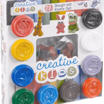 CREATIVE KIDS Gyurma szett 10x55g + 14 db forma thumbnail 2