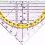 TOPWRITE Vonalzó háromszög szögmérős 14cm thumbnail 2